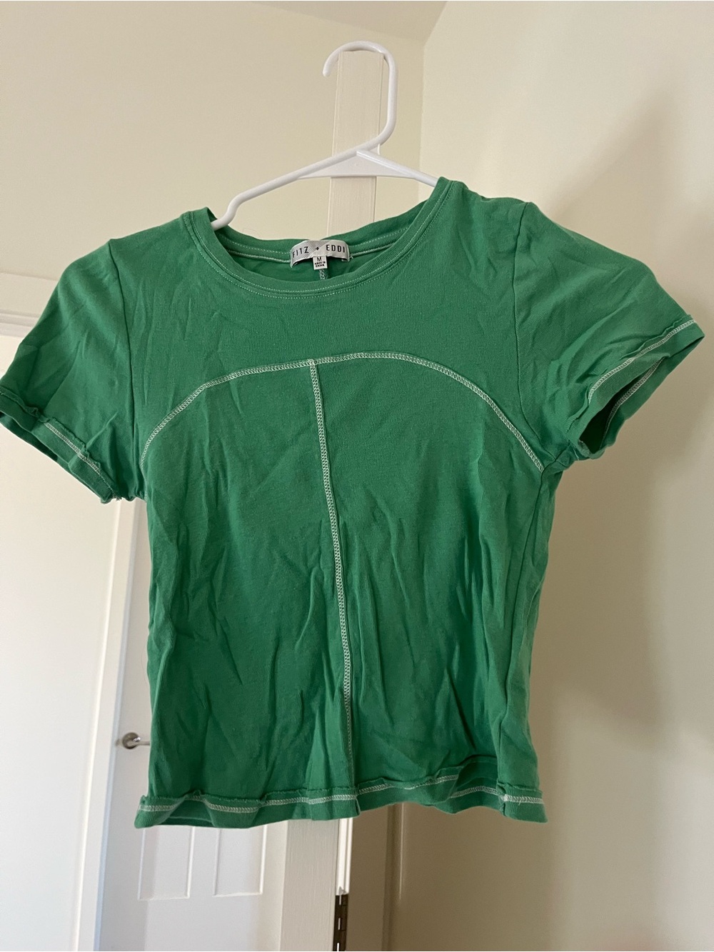 Green Fitz + Eddi top